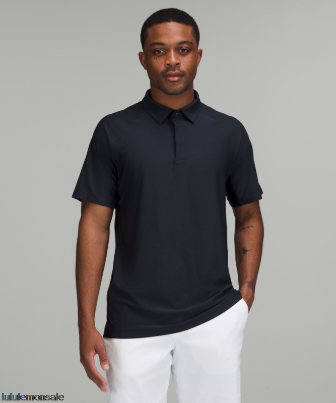 Lululemon Verkauf DELULU748 | Lululemon Deutschland Classic Navy Stretch-Golf-Poloshirt